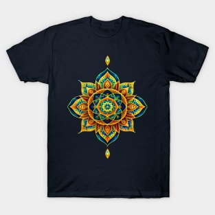 Sacred Geometry Mandala Art T-Shirt